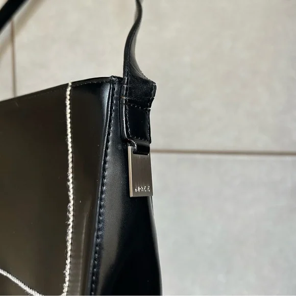 Mexx black Leather Shoulder Bag - Picture 14 of 15